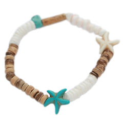 Armband coco zeester turquoise