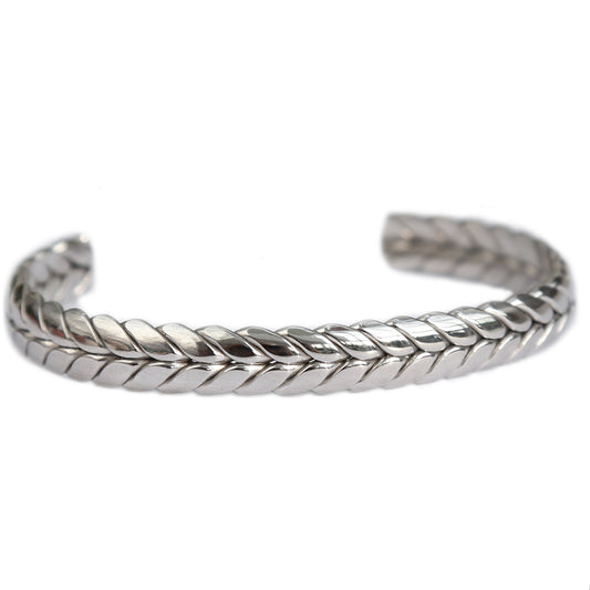 Armband weave Silber