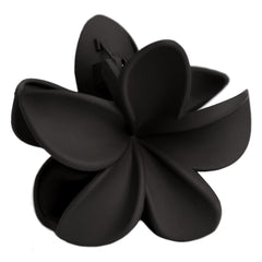 Haarspange Blume schwarz