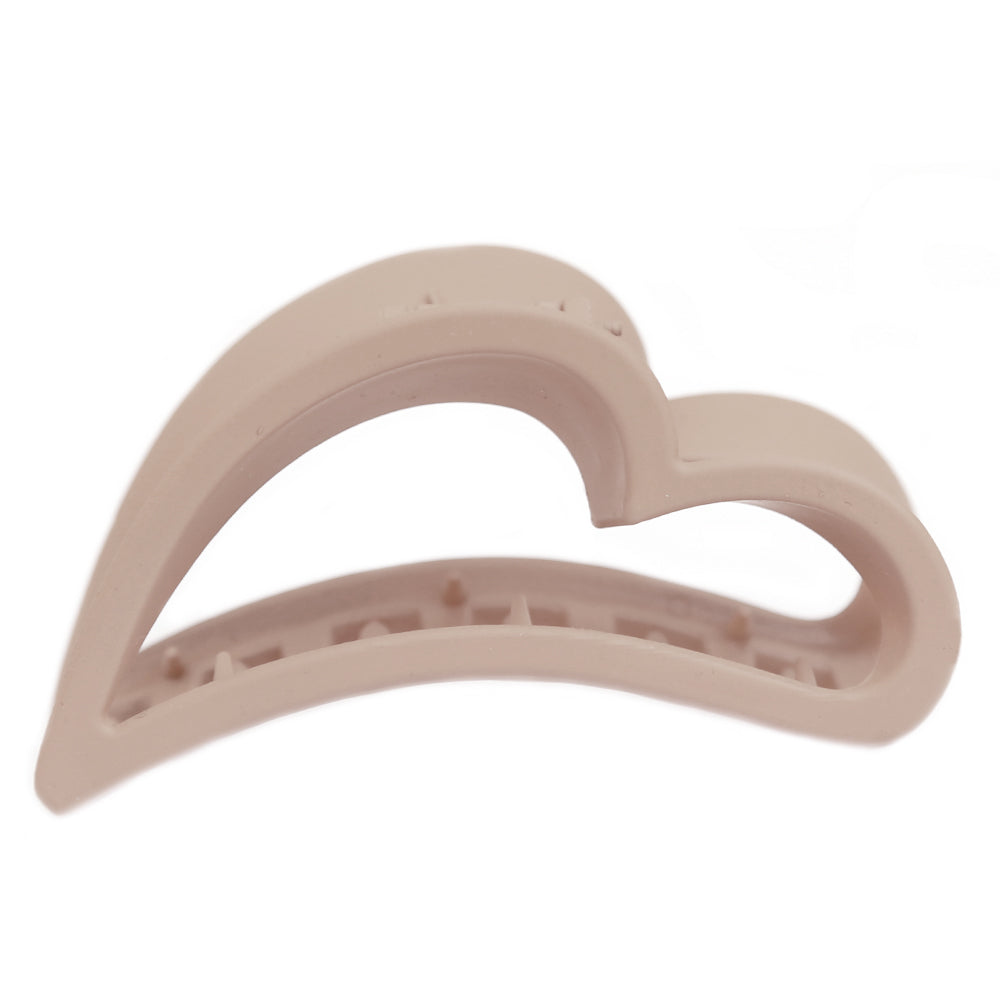 Hair clip heart powder pink