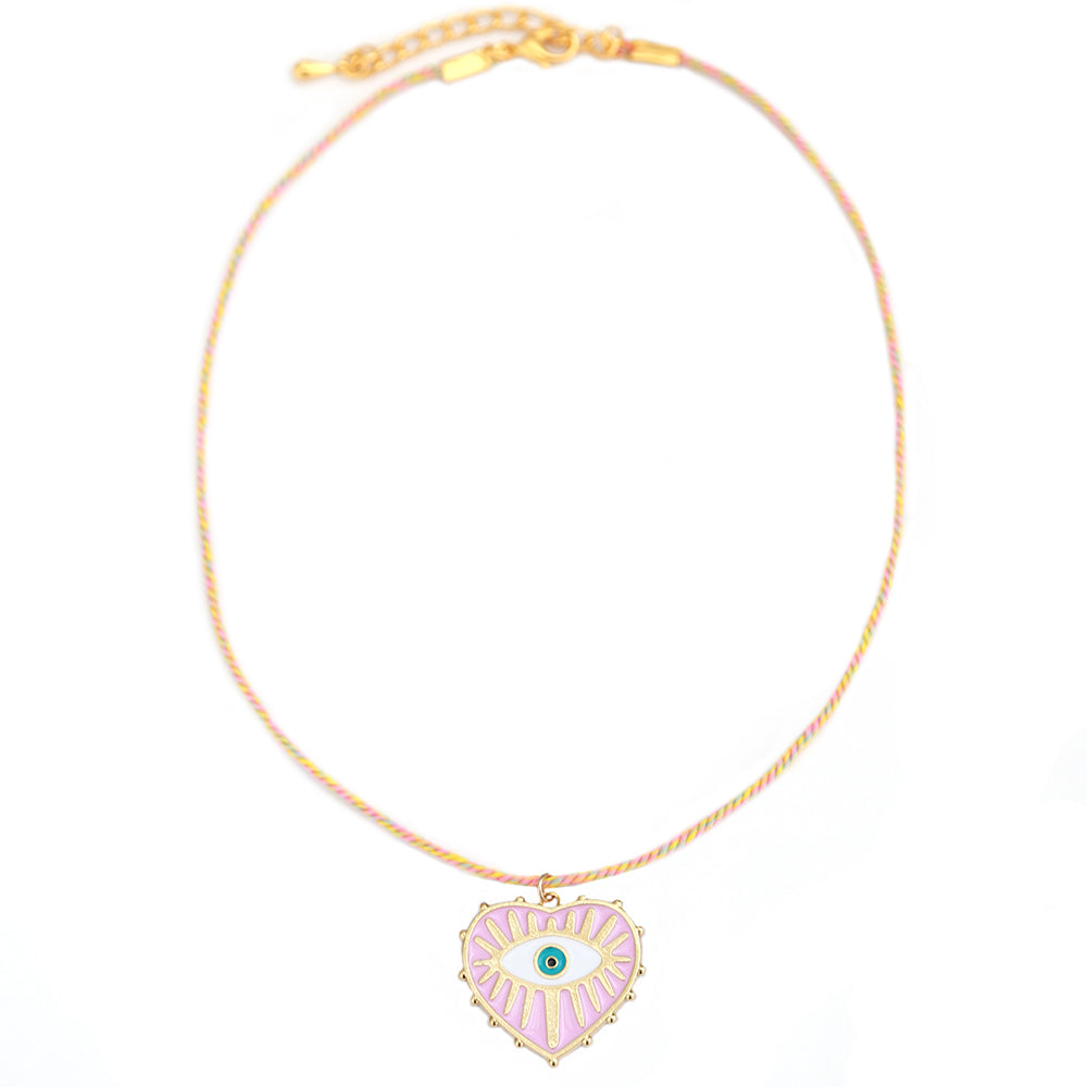 Ketting Santorini light pink