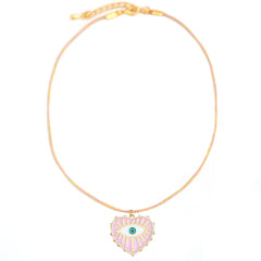 Necklace Santorini light pink