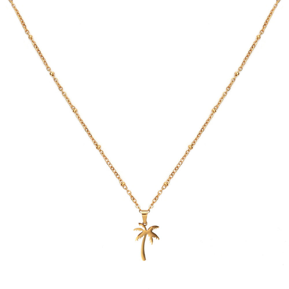 Gouden ketting ball chain palm