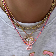 Ketting Santorini light pink