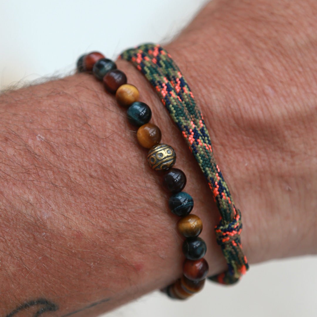 Armband tigereye stone for men