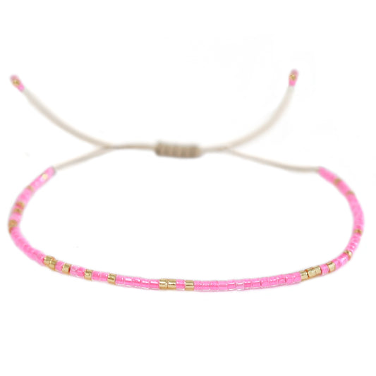 Armband miyuki pink 1000