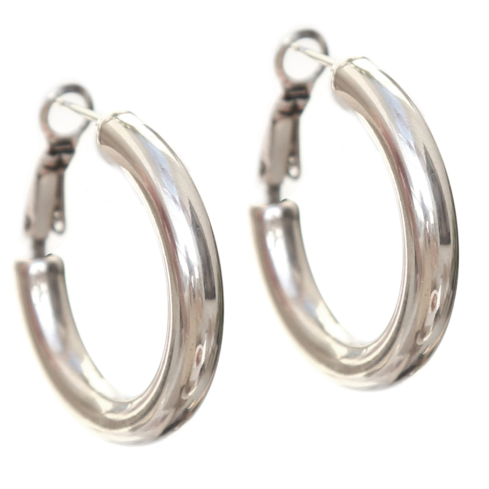 Zilveren hoops small