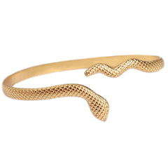 Gouden bangle snake relief