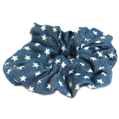 Scrunchie jeans stars denim dark