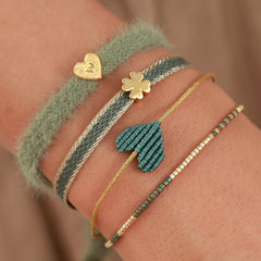 Ensemble de bracelets olive