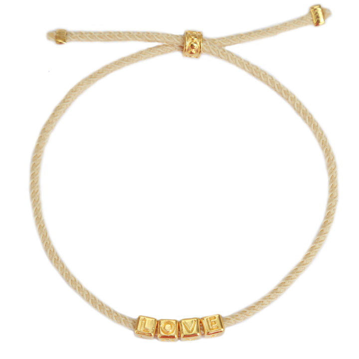 The love bracelet gold beige