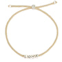 The love bracelet gold beige