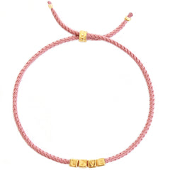 Set of bracelets rose