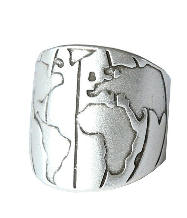 Bague en argent earth