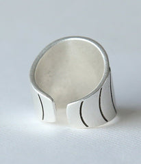 Bague en argent earth