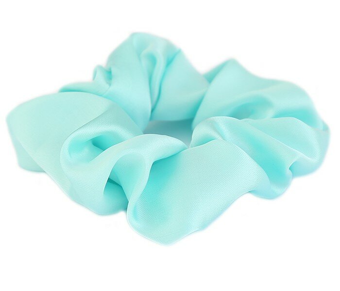 Scrunchie zijde mint