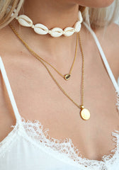 Collier shell beach cream