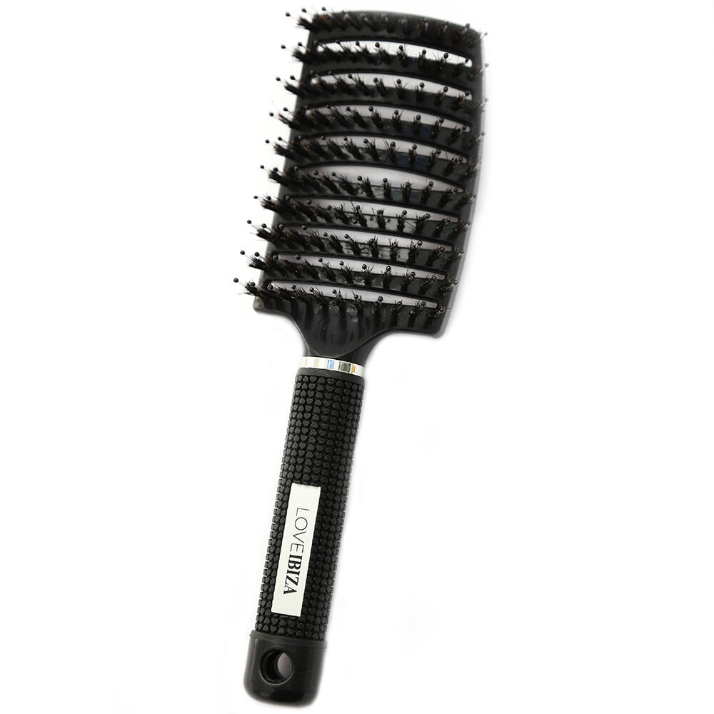 Brosse à cheveux anti-enchevêtrement noir