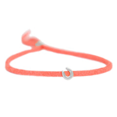 Bracelet for good luck - corail argent