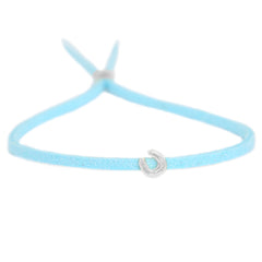 Bracelet for good luck - bleu argent