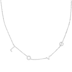 Collier en argent LOVE