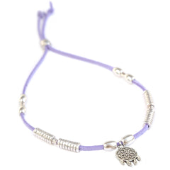 Anklet dreamcatcher lilac