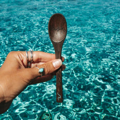 Salty Luxe wave coconut bowl & spoon combo limited edition