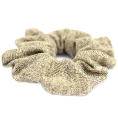 Scrunchie knitted beige yellow