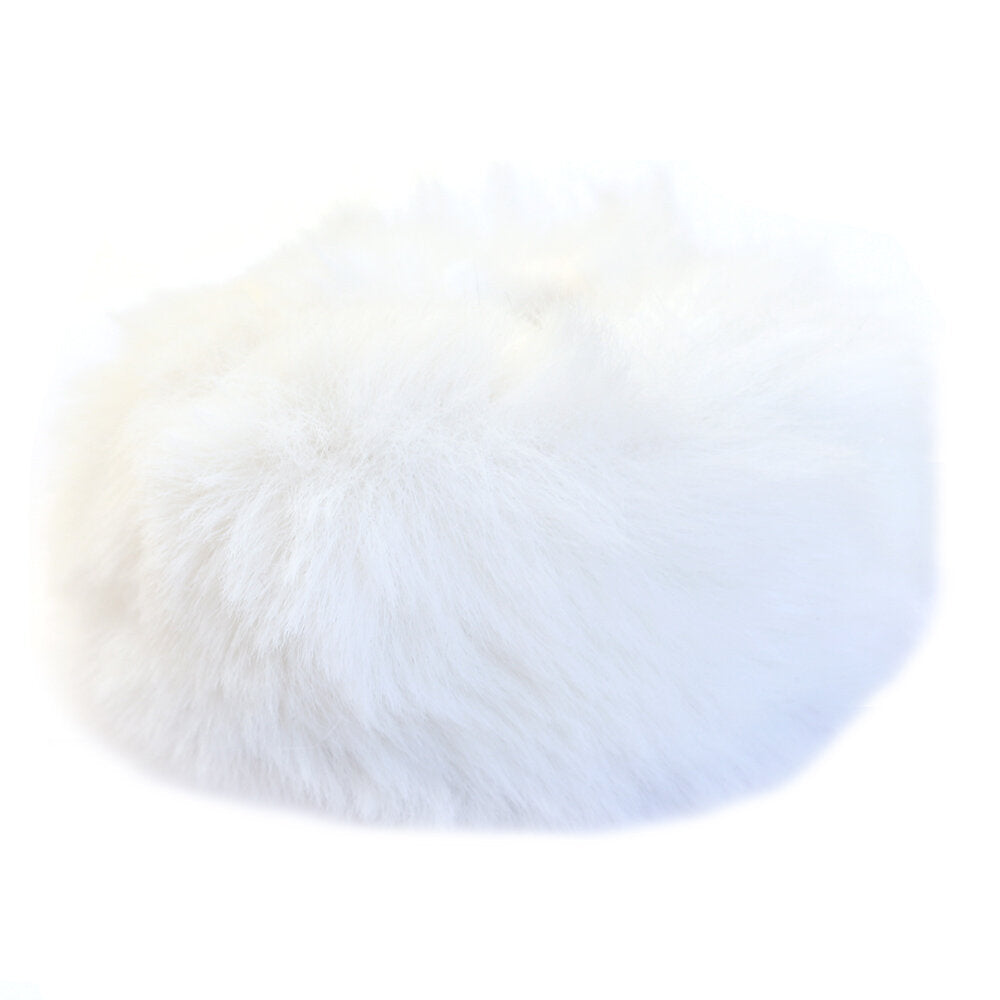 Hair roll fake fur snowwhite