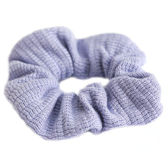 Scrunchie woven cotton lila