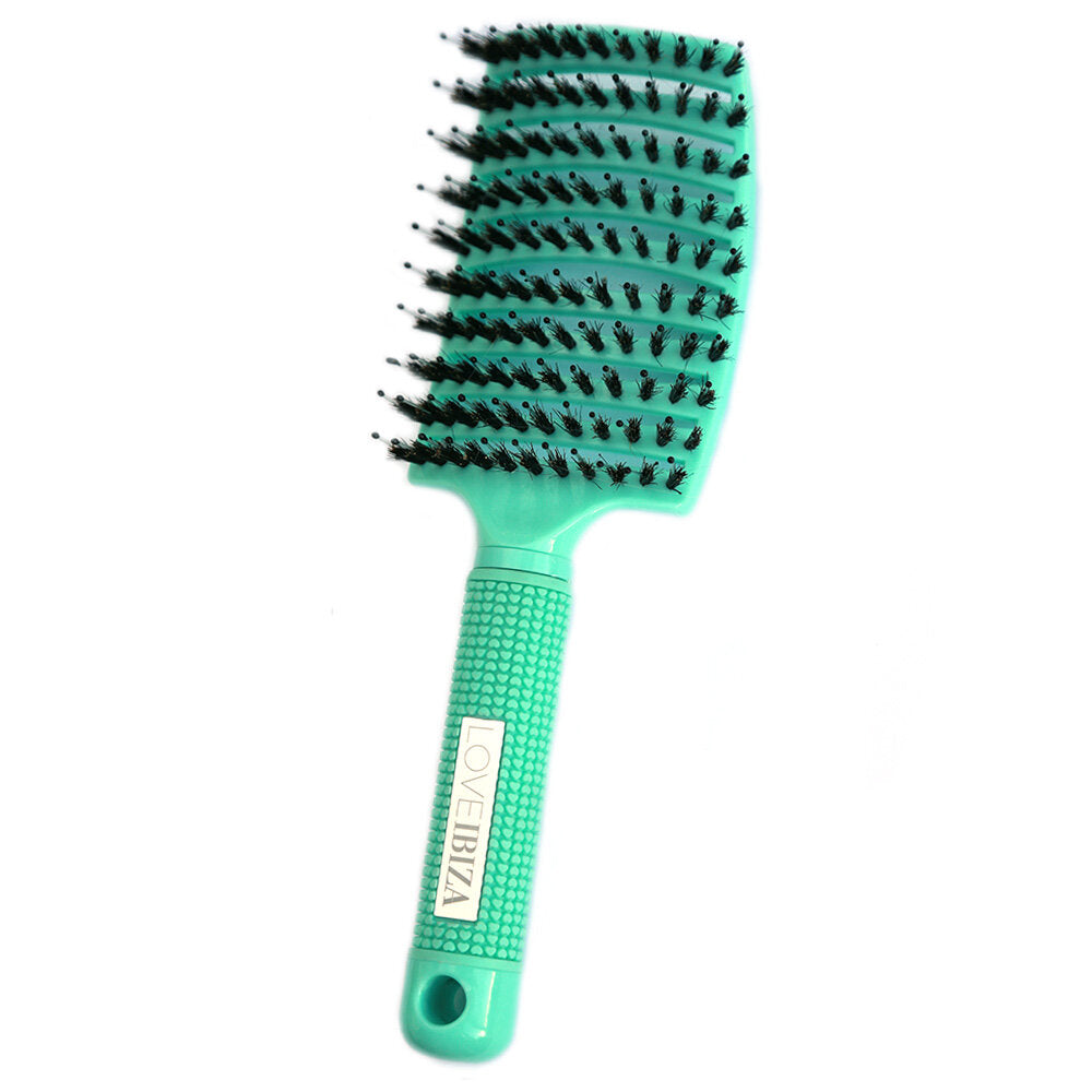 Brosse à cheveux anti-enchevêtrement menthe