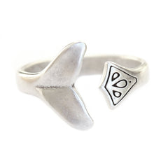 Bague whale argent