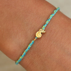 Armband wavy blue