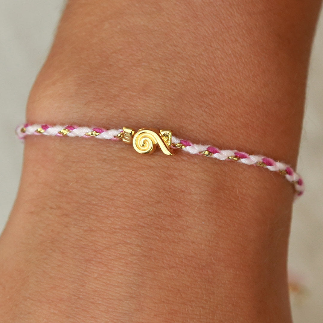 Armband wavy white