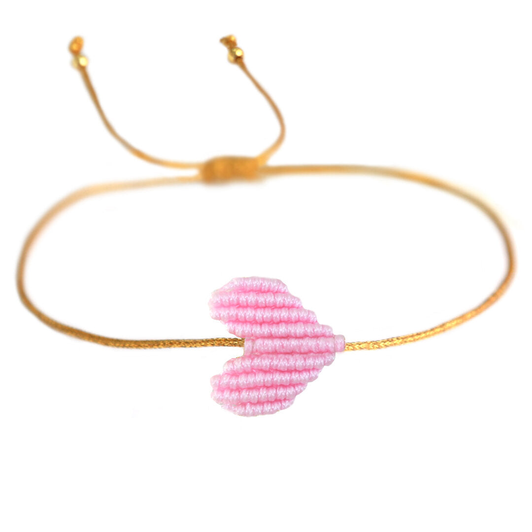 Bracelet baby pink heart