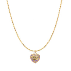 Gouden ketting Choose Juicy